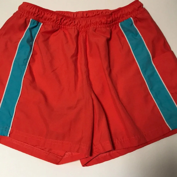 Kinesis lined orange and aqua running shorts - Picture 1 of 5